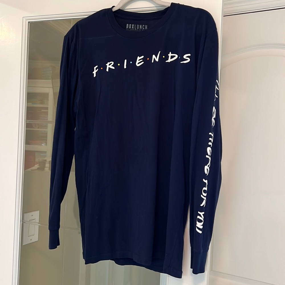 FRIENDS Navy Long Sleeve Top